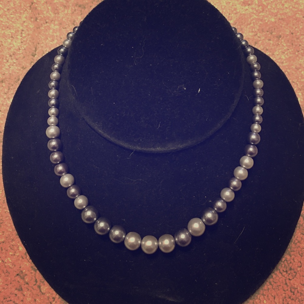 Shades of grey necklace