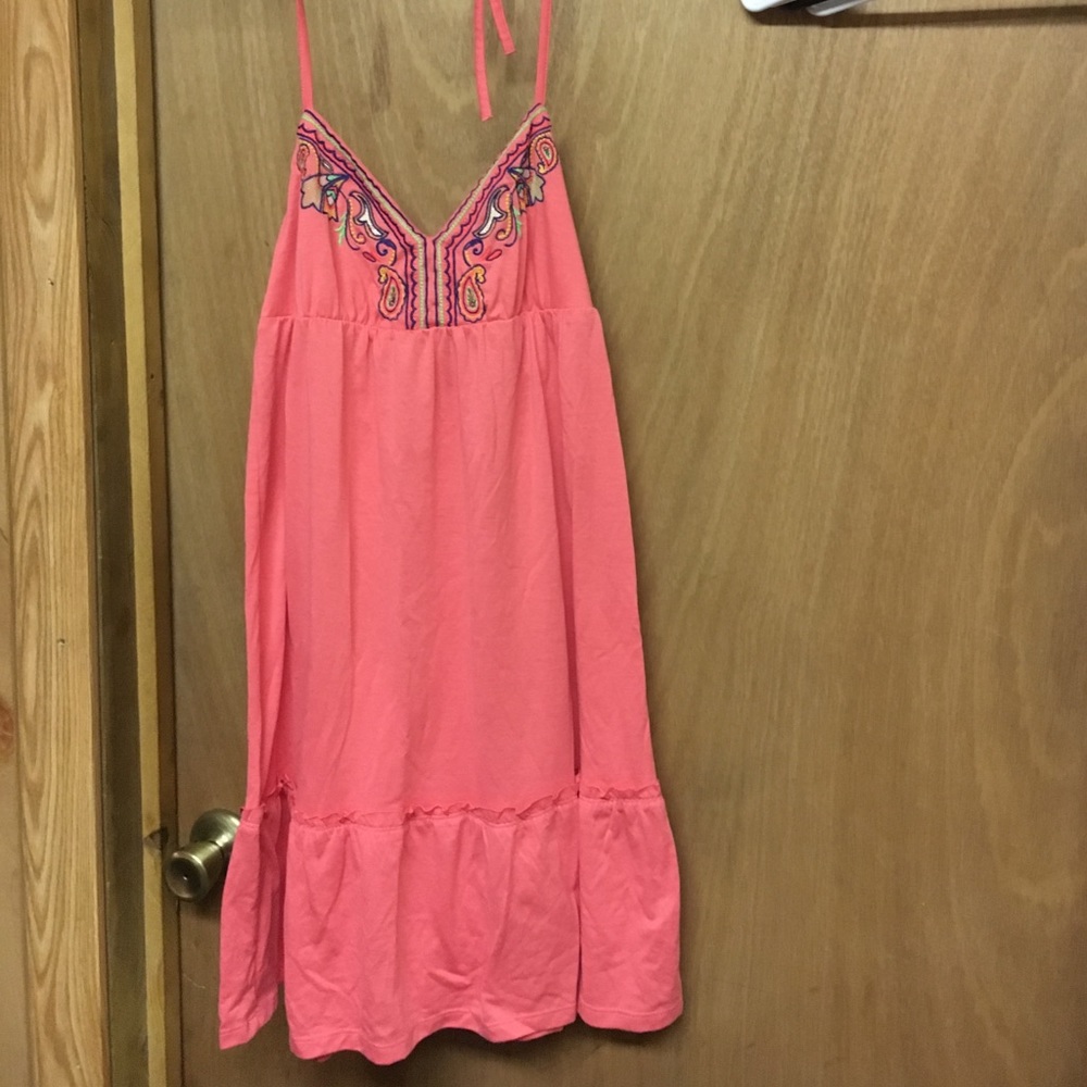 Ae ruffle bottom dress