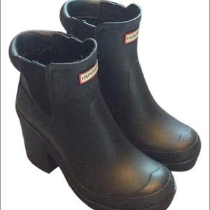 Hunter Original Chelsea Block Heel Boot