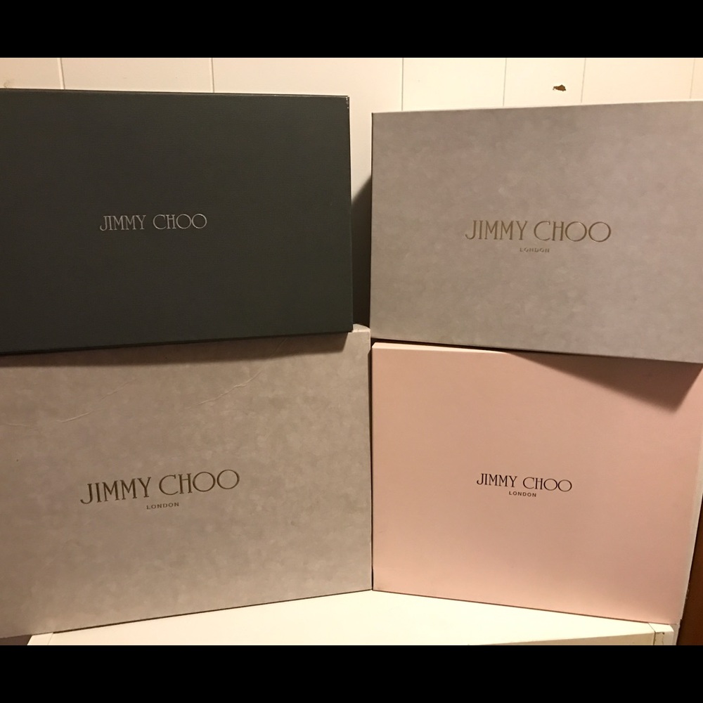 Jimmy Choo Shoe Boxes and Dust Bags