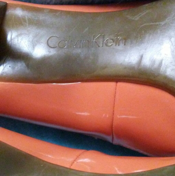 Coral Calvin Klein pumps SZ:8 - Picture 4 of 6