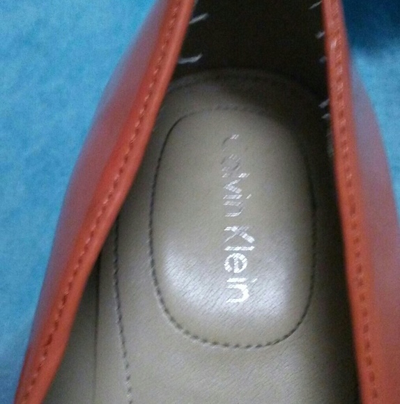 Coral Calvin Klein pumps SZ:8 - Picture 6 of 6
