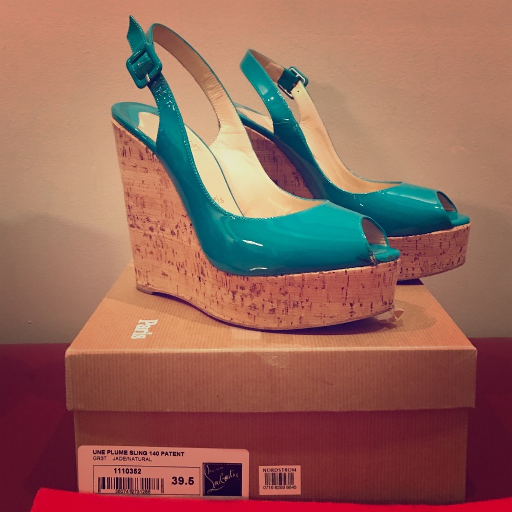 Christian Louboutin wedge sandals