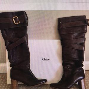 CHLOE Paddington Boots Size 37.5 (7 1/2)