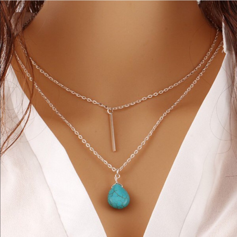 Turquoise Layered Necklace