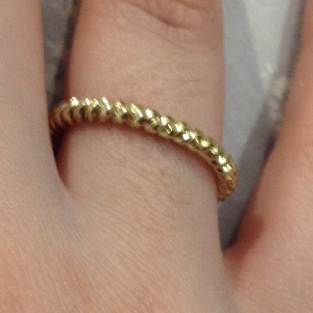 Gold Braid ring