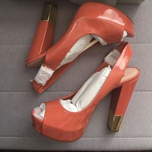 Jessica Simpson Patent Peep Toe