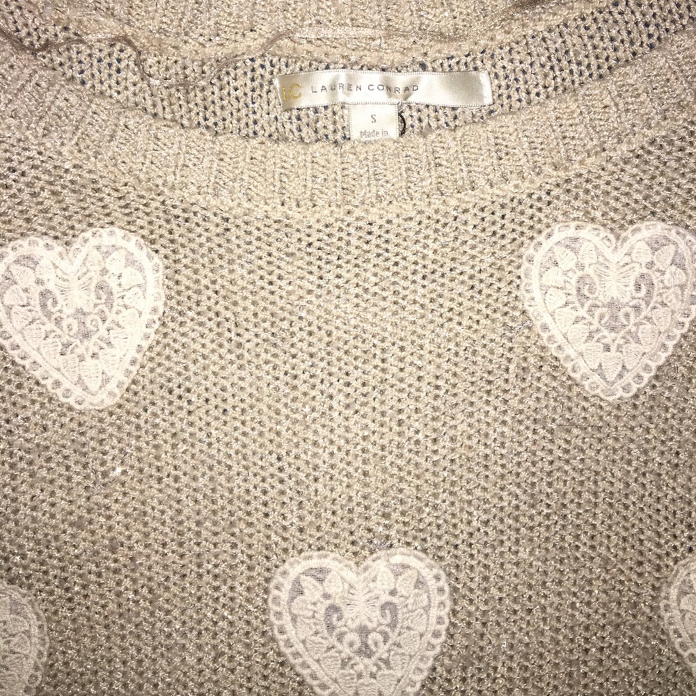 Lauren Conrad sweetheart sweater