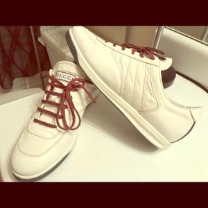 Gucci Nylon/Leather Lace-Ups