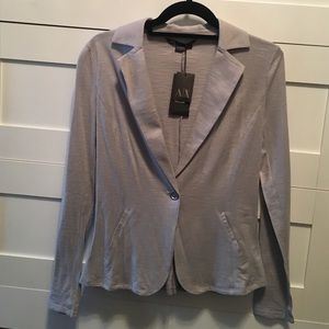 AX grey pleated jacket