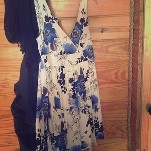 Flower printed dress