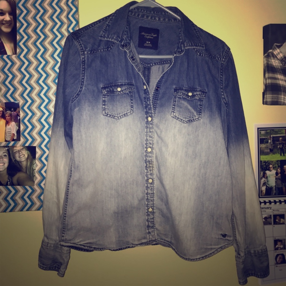Ombré jean shirt