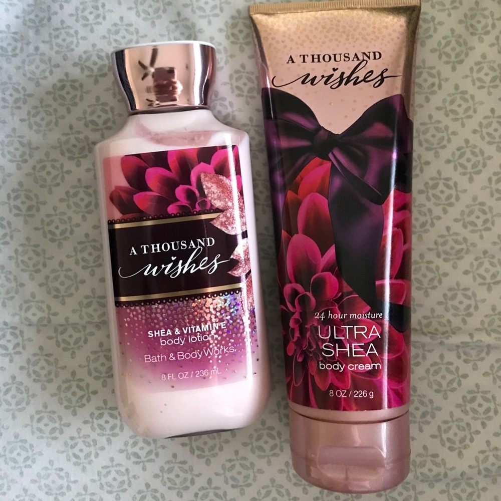 Bath and Body Works A thousand wishes set