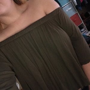 Off the shoulder shirt