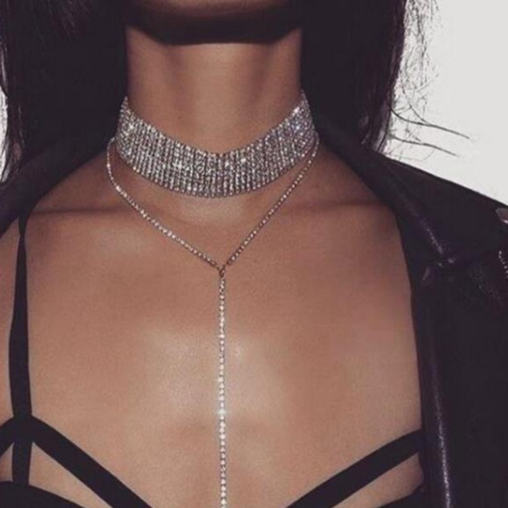 "give me bling" choker - Picture 1 of 3