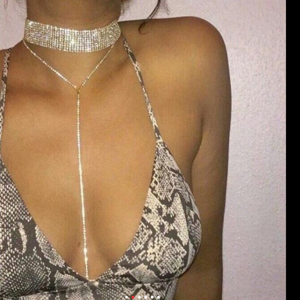 "give me bling" choker - Picture 2 of 3