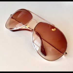 Rose gold aviators