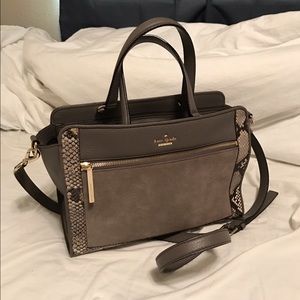 Kate Spade Leather Snakeskin Crossbody Bag