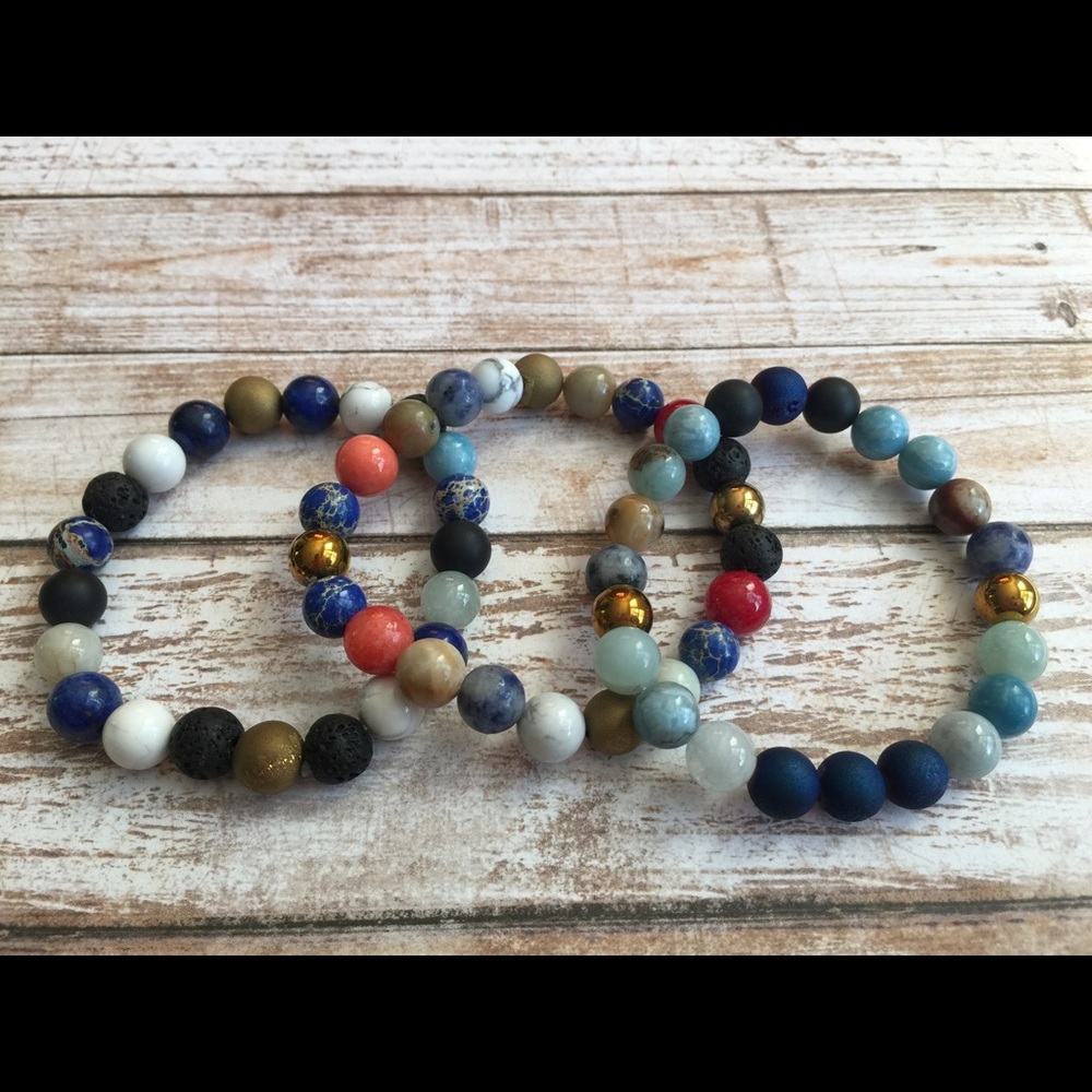 Druzy Gemstone Bracelets: Peace, Calming
