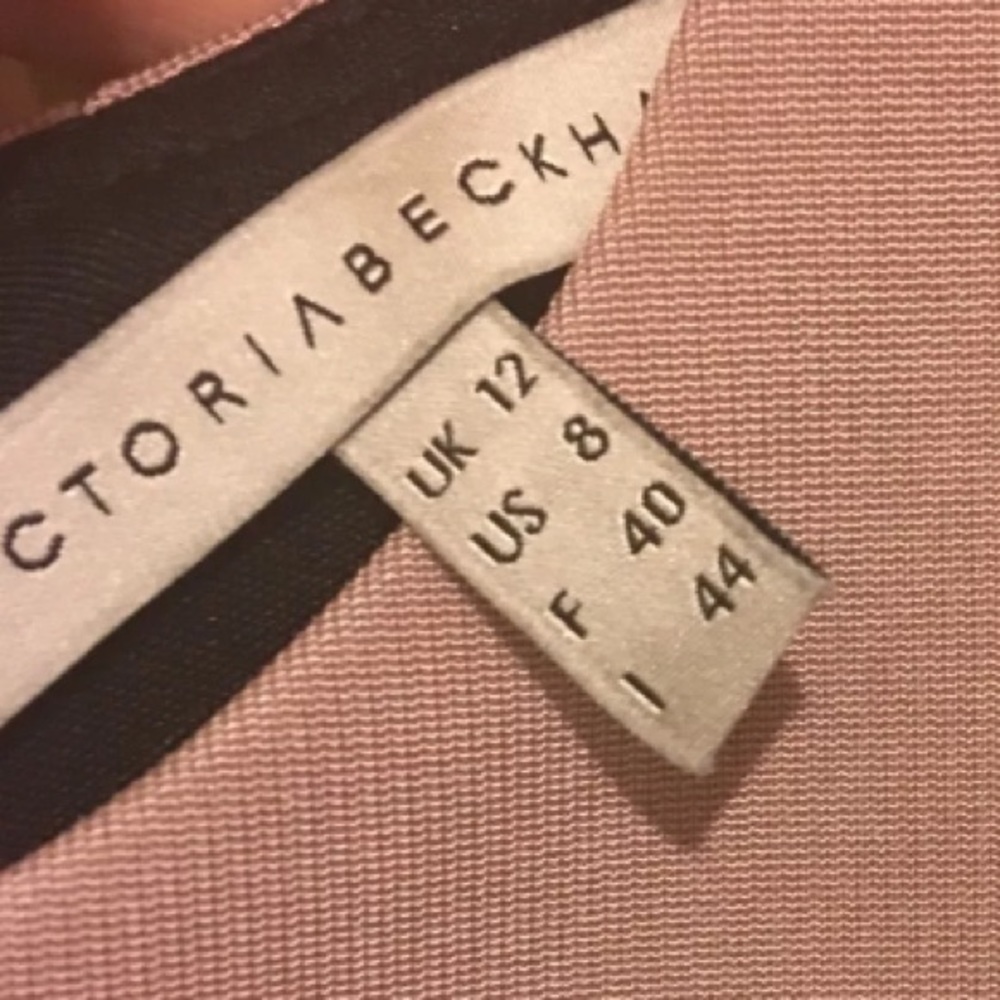 SOLD Victoria Beckham Pink Nude Mesh Dress #288 - Picture 3 of 4