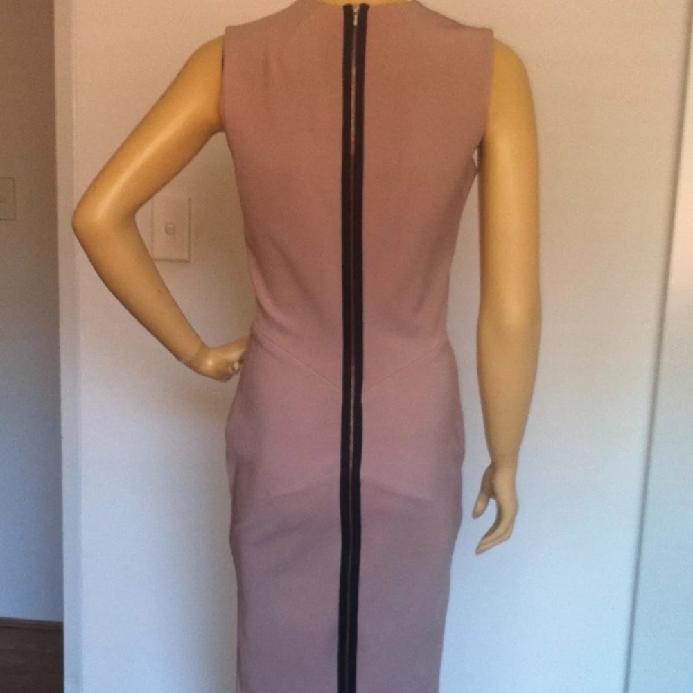 SOLD Victoria Beckham Pink Nude Mesh Dress #288 - Picture 4 of 4