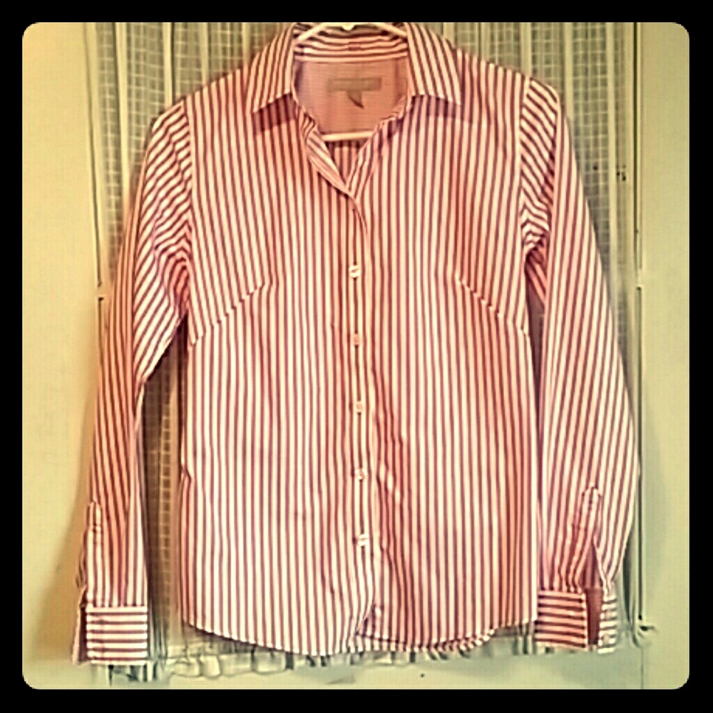 Banana Republic No-Iron Fitted Button-Up Shirt