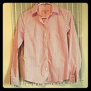 Banana Republic No-Iron Fitted Button-Up Shirt
