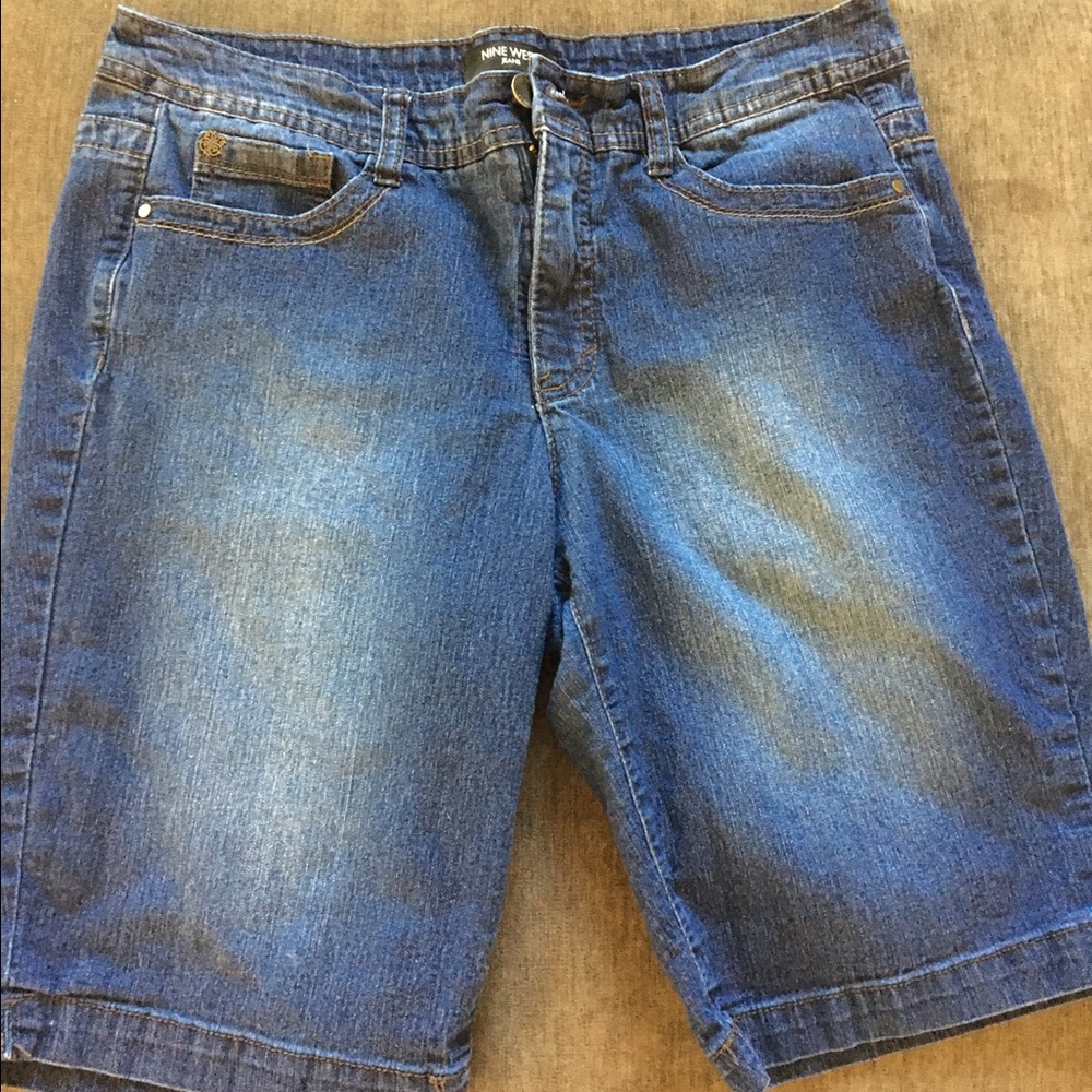 Denim shorts