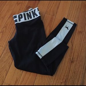 Black and white VS Pink leggings