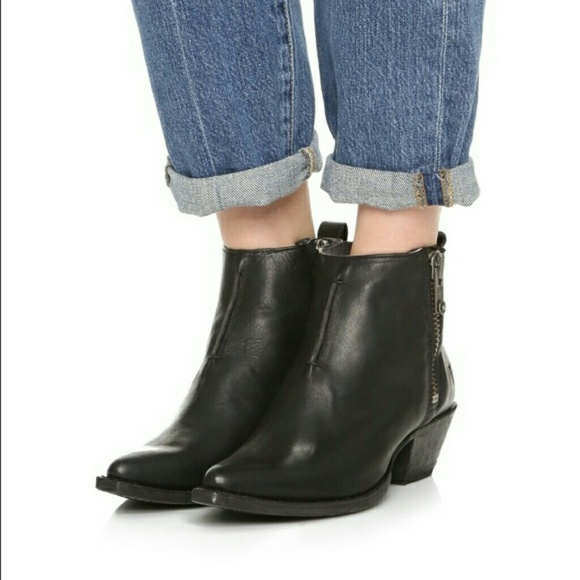 🚫SOLD🚫 FRYE Sacha Moto Booties size 8 - Picture 2 of 4