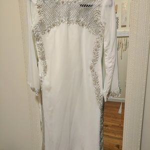 All white salwar kameez Pakistani