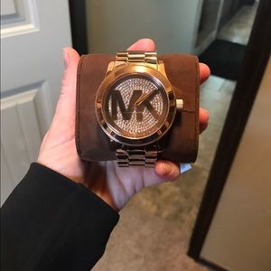 Michael Kors rose gold watch