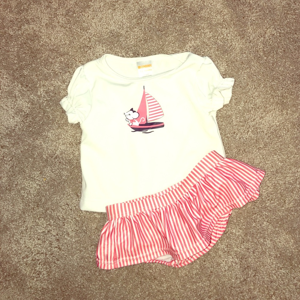 Infant girls 3-6 mo Gymboree 2piece Swimsuit
