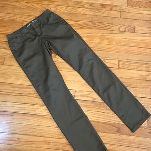 Olive Green Skinny Leg INC Denim
