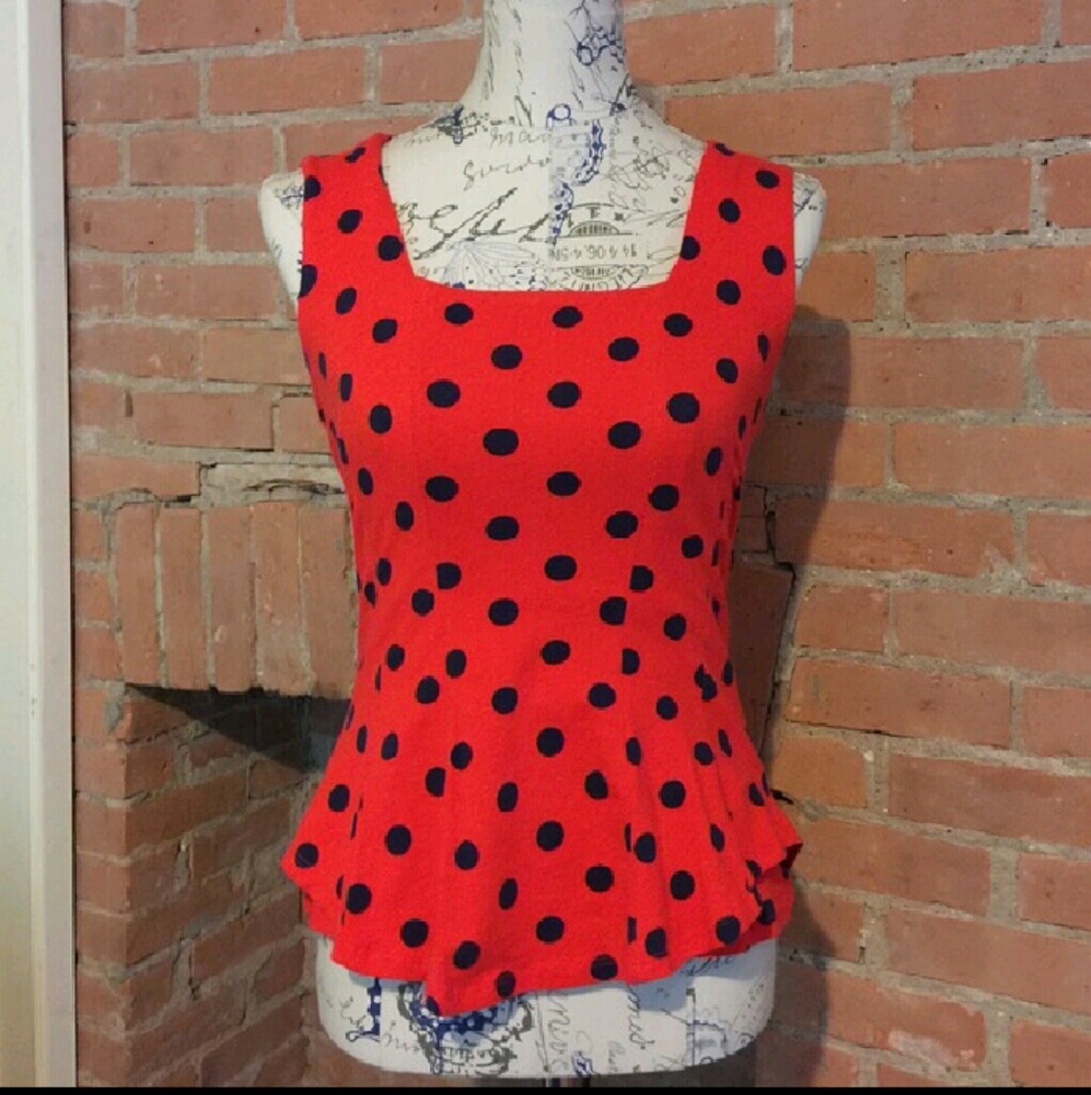 Cute polka🐞 dot corset top