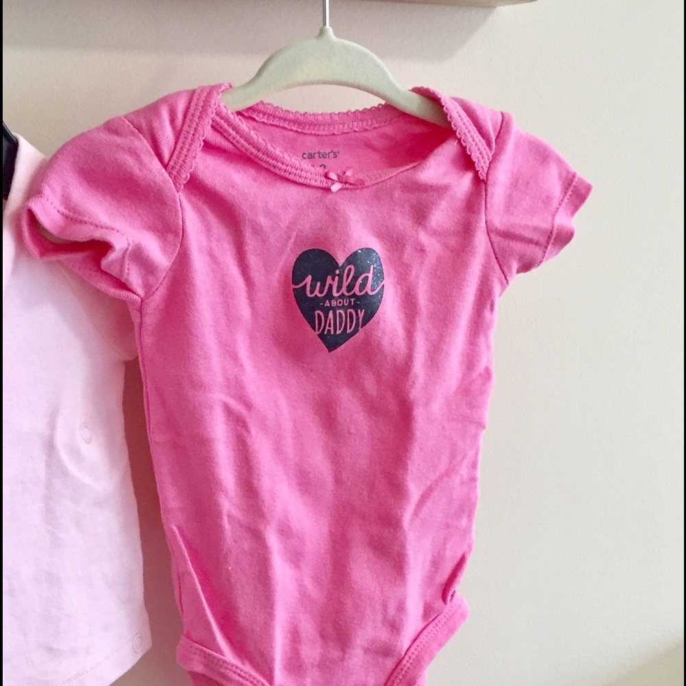 3M Short sleeve baby girl onesie NWOT