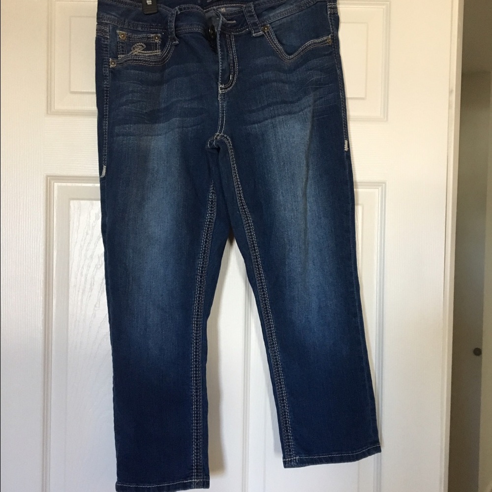 Denim capris