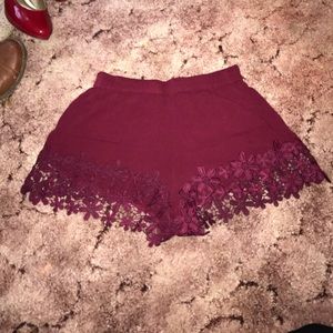 Lacy shorts