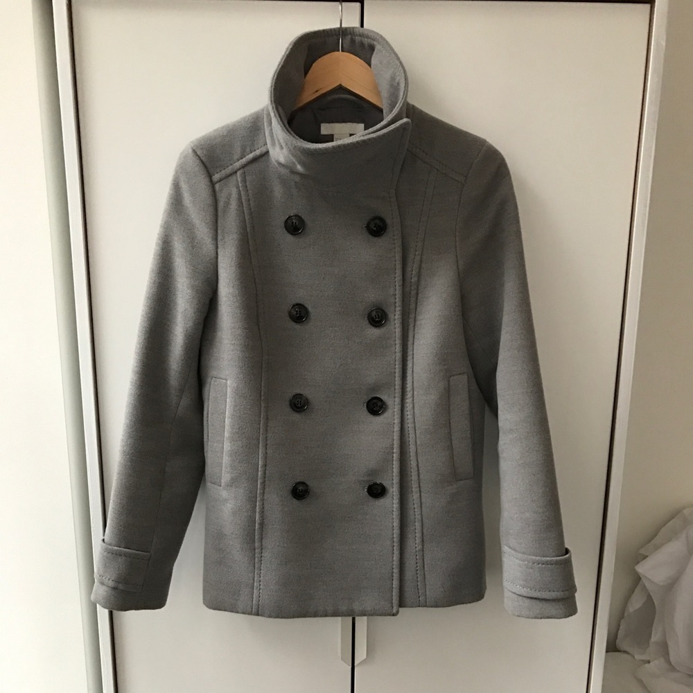 Versatile Gray H&M Peacoat