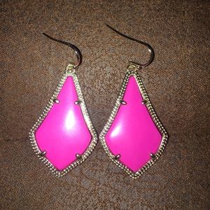 Kendra Scott Magenta Alex Earrings
