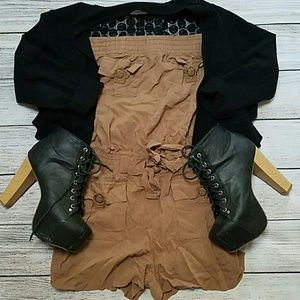 🆓w/purchase Brown romper