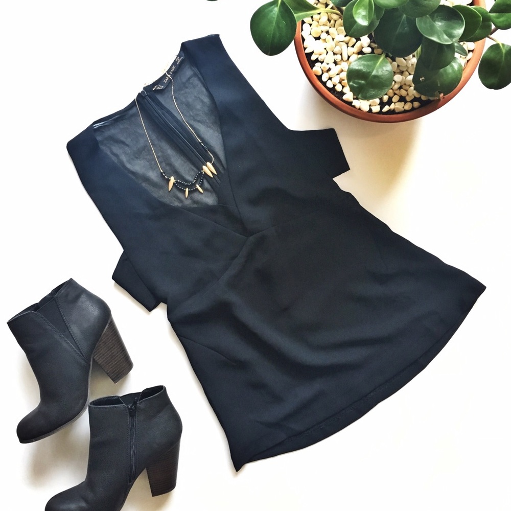 Zara party tank top