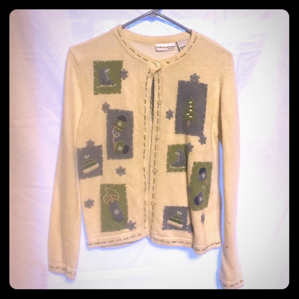 Knit Holiday Sweater Sz XS-Petite