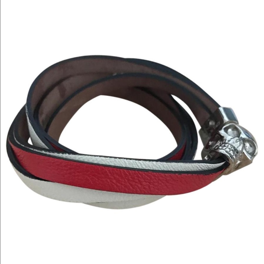 Alexander McQueen Magnet Double Wrap Skull