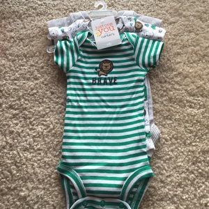3 Piece Newborn Onesie Set
