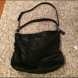 Black Coach shoulder purse