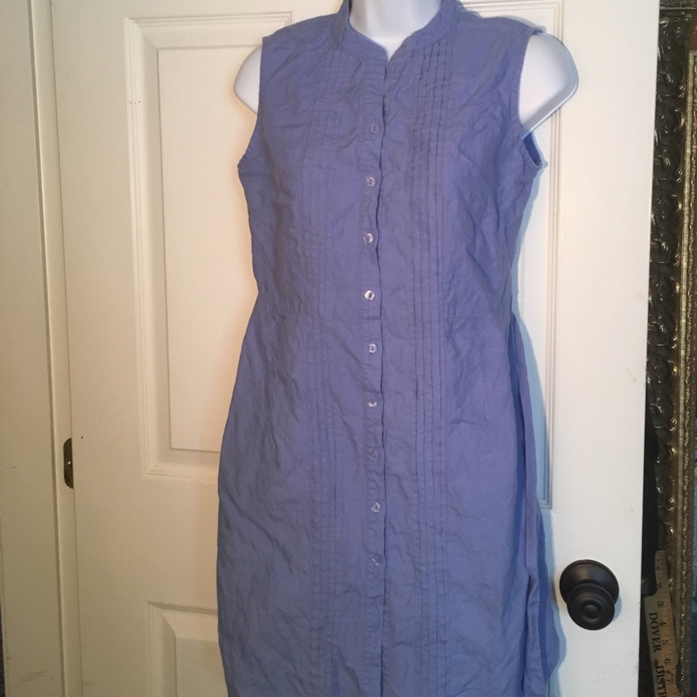 LL Bean linen dress