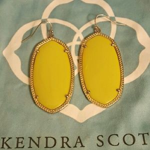 Yellow Kendra Scott Danielle Earrings