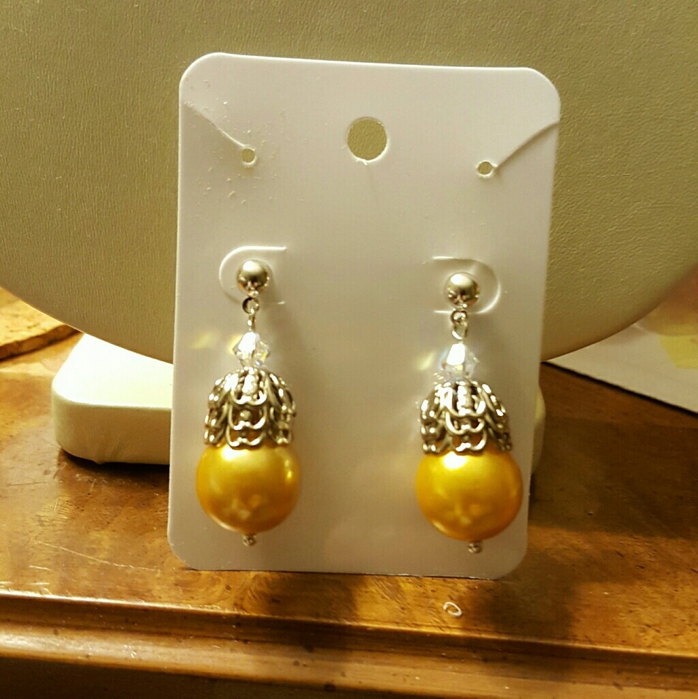 Yellow Danglings.Earrings