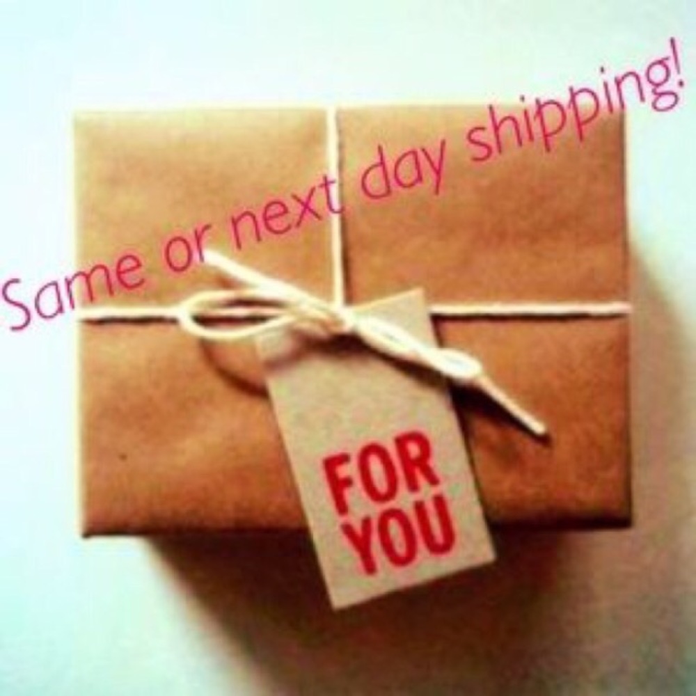 Same Day Shipping if Purchased before 3pm (P.S.T)